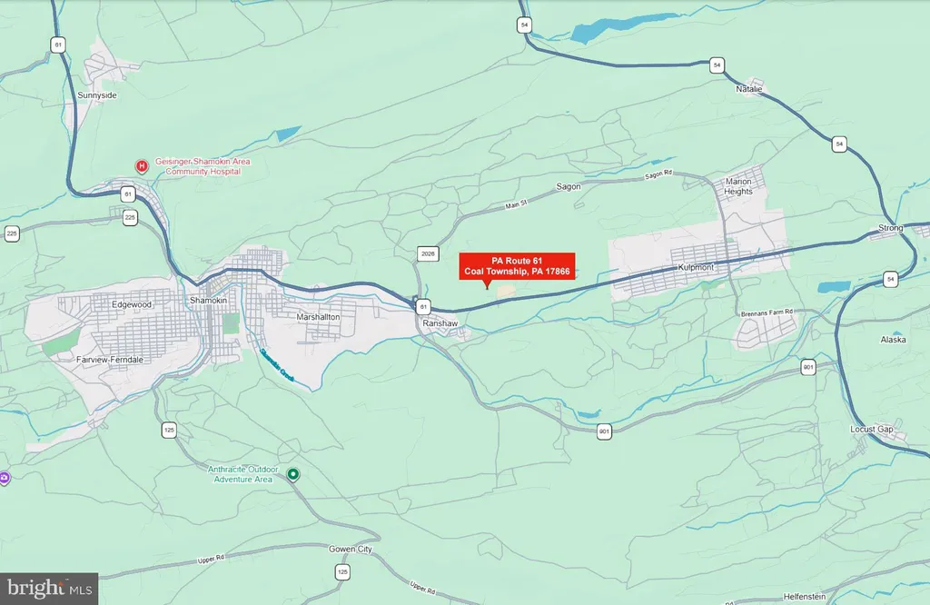 Route 61, Coal Township, PA 17866