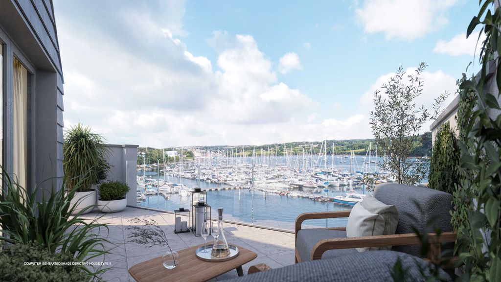 3 bed detached house for saleBrand New Waterfront Home, Waters Edge, North Parade, Falmouth TR11