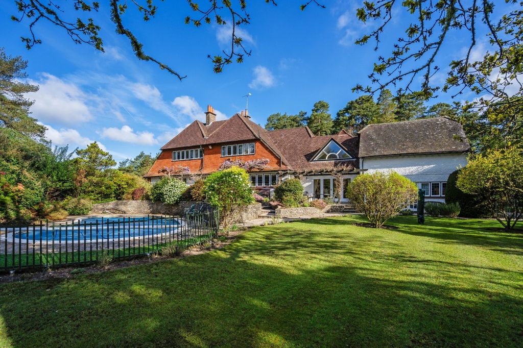 6 bed detached house for saleGong Hill Drive, Lower Bourne, Farnham, Surrey GU10