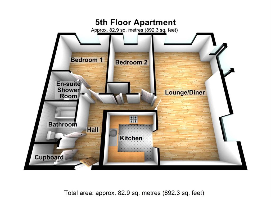 Additional image 2 of 2 bed flat for saleMacarthur Close, Erith DA8