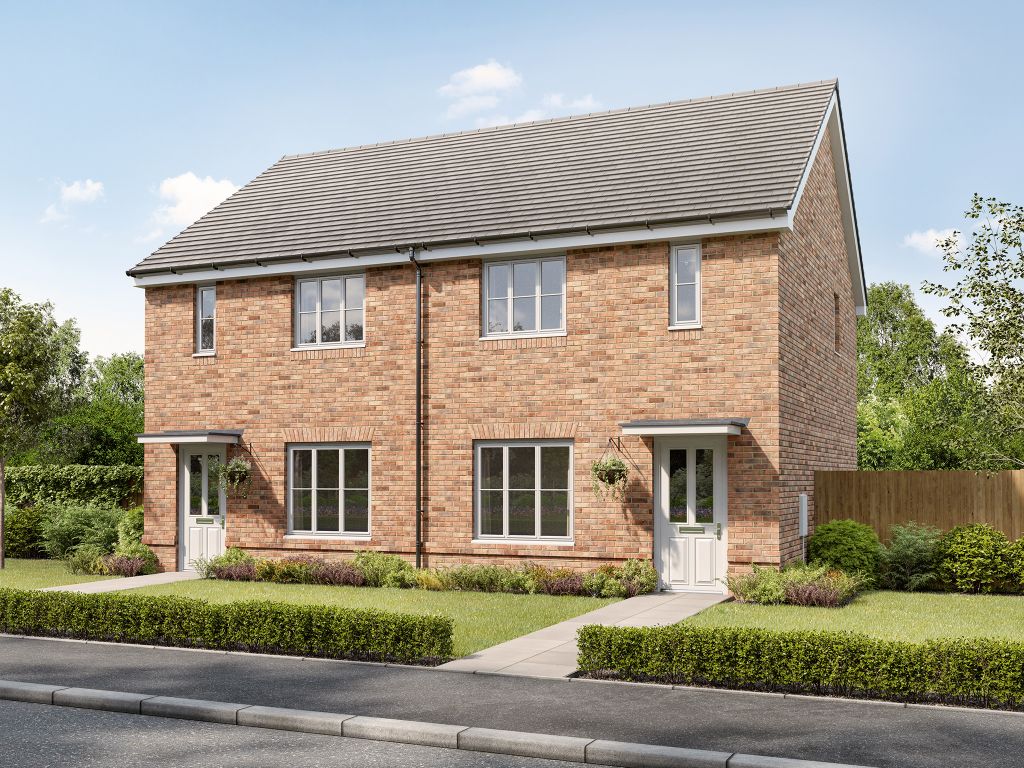 2 bed semi-detached house for sale"The Addlebrough" at Haverhill Road, Little Wratting, Haverhill CB9