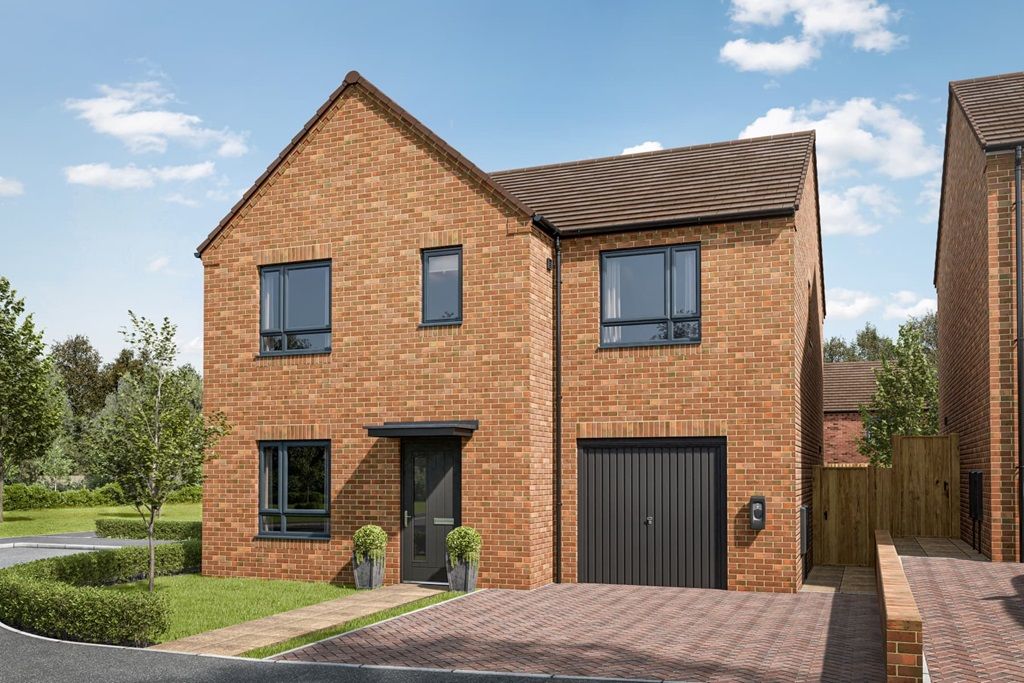 4 bed detached house for sale"The Chalham - Plot 195" at Herrington View, Chislehurst Road, Penshaw, Houghton Le Spring DH4
