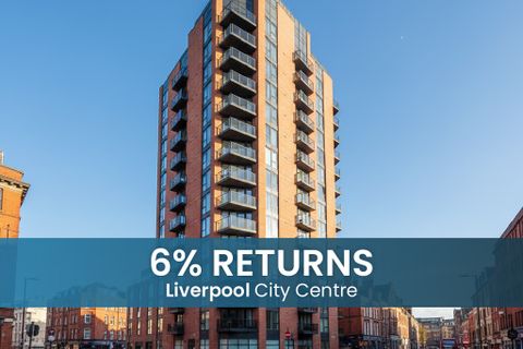 High Yield Liverpool City Centre Apartment 7% Rental Yields, Liverpool L1, New home