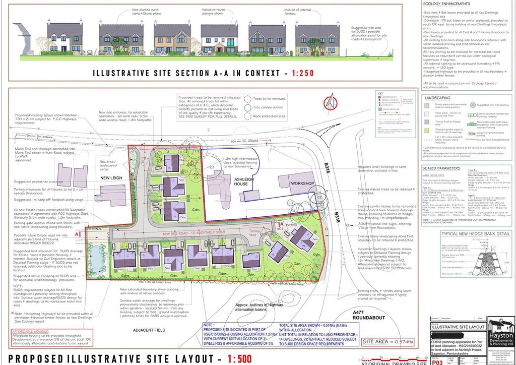 Land for saleDevelopment Site, Sageston, Tenby SA70 photo 2