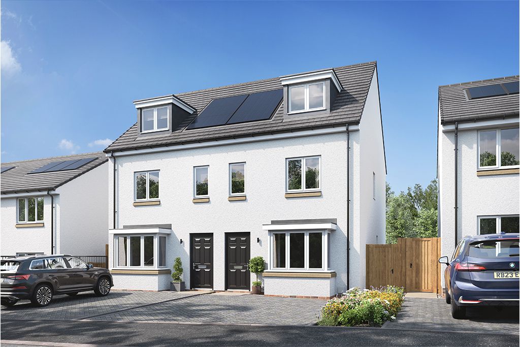 3 bed semi-detached house for sale"The Tiree" at Old Glasgow Road, Kilwinning KA13