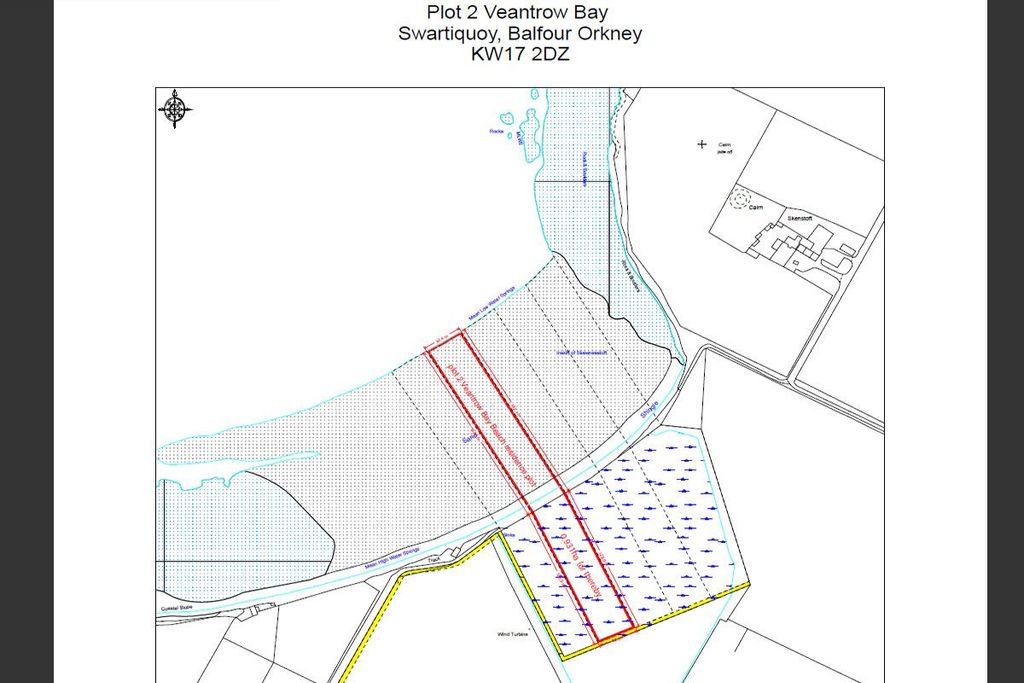 Land for salePlot 2, 100% Freehold Beach Over 2 Acres, Veantrow Bay, Orkney KW172Dz KW17 photo 4