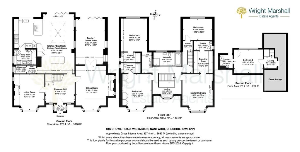 Additional image 51 of 6 bed detached house for saleCrewe Road, Nantwich, Cheshire CW5
