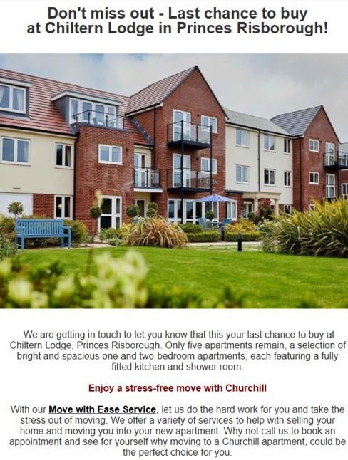 Additional image 2 of 1 bed flat for saleChiltern Lodge, Princes Risborough HP27
