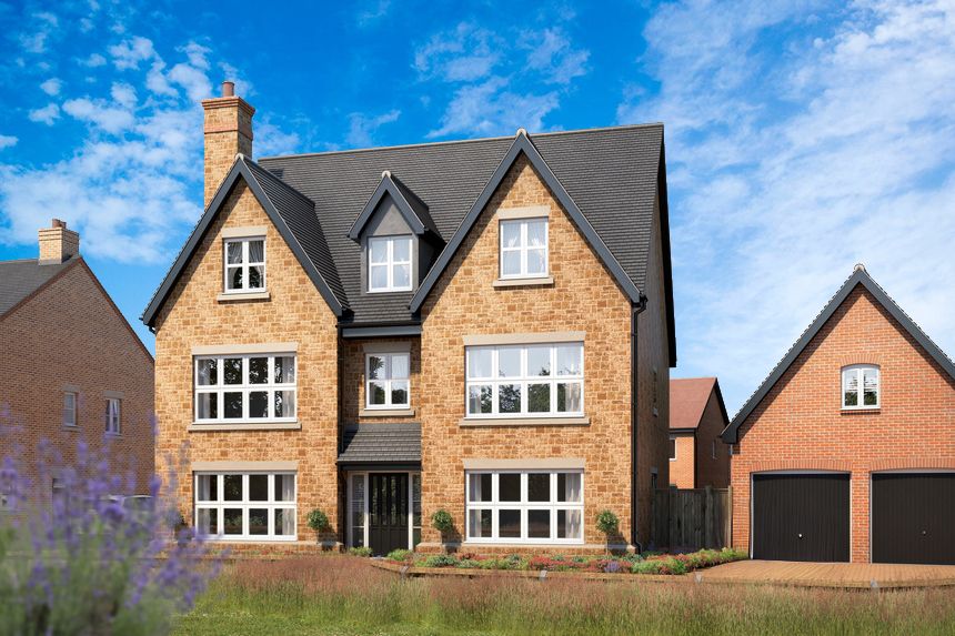 6 bed detached house for sale"The Oakwood" at Watermill Way, Northampton NN4