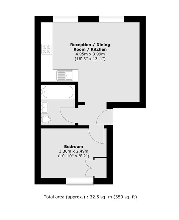 1 Bed Flat, Acton Steet, WC1X, N1 7GU photo 5