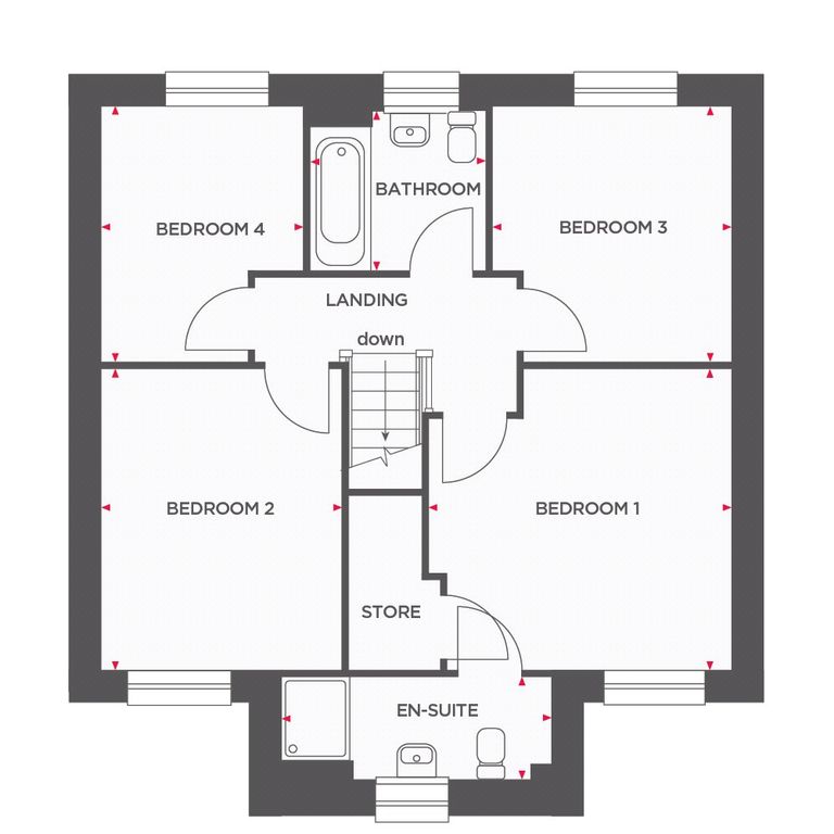 Additional image 2 of 4 bed detached house for saleAlmond, Trevemper Road, Newquay, Cornwall TR7