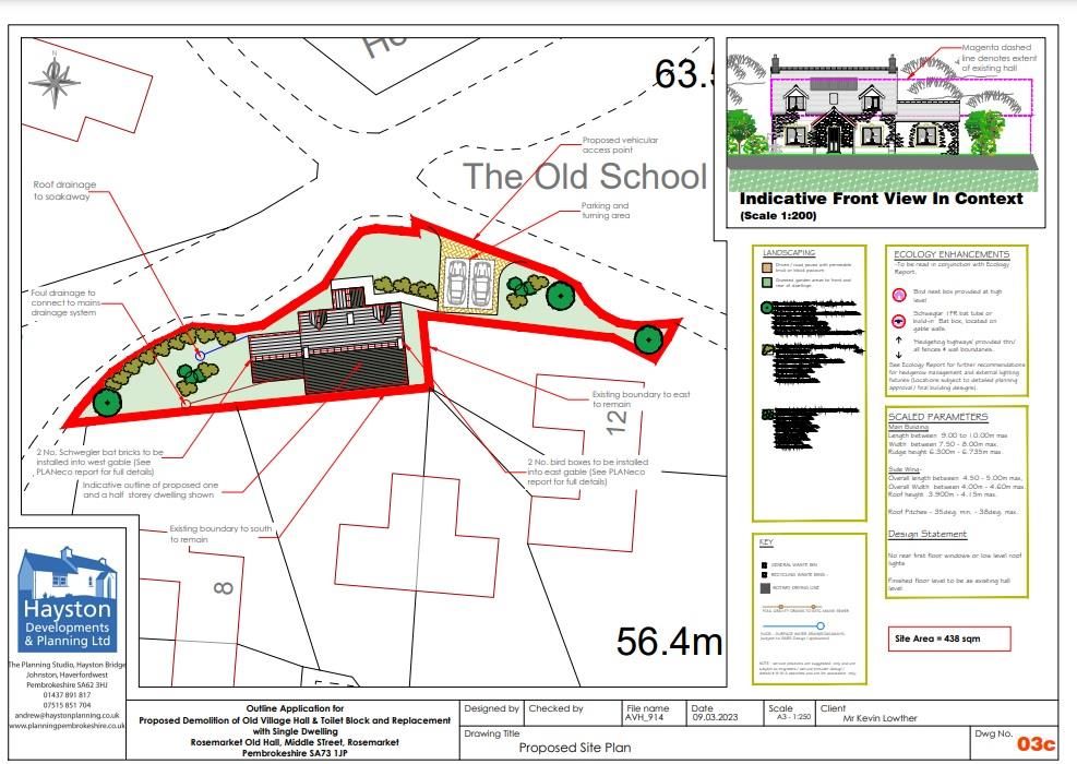Land for saleMiddle Street, Rosemarket, Milford Haven SA73
