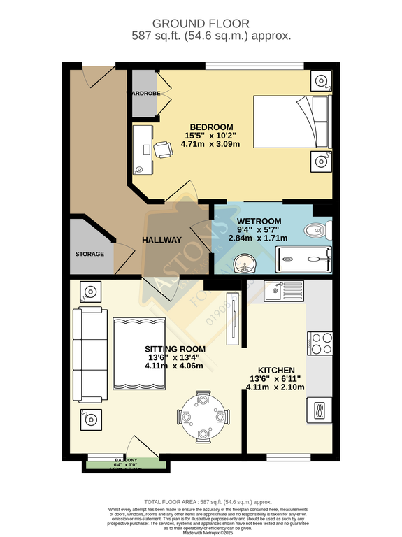 Additional image 15 of 1 bed flat for saleThe Limes, Westbury Lane, Newport Pagnell MK16