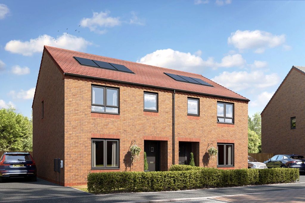 3 bed semi-detached house for sale"The Tetford - Plot 238" at Millstream Meadows, Booth Lane, Middlewich CW10