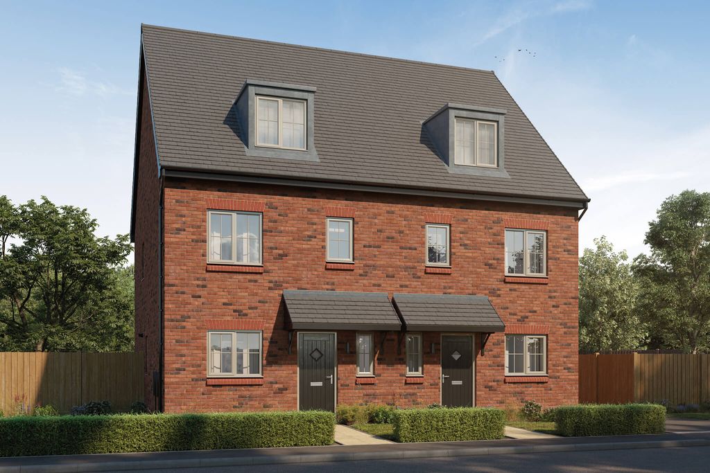 3 bed end terrace house for sale"The Roe" at Rush Green Road, Lymm WA13