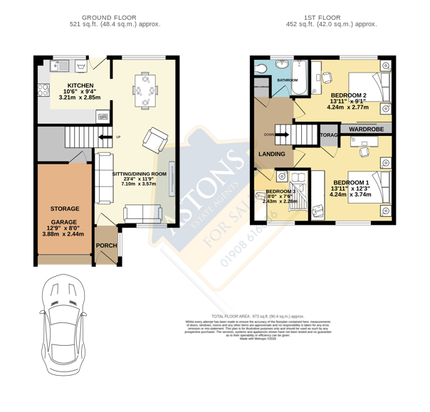 Additional image 14 of 3 bed semi-detached house for saleFriary Gardens, Newport Pagnell MK16
