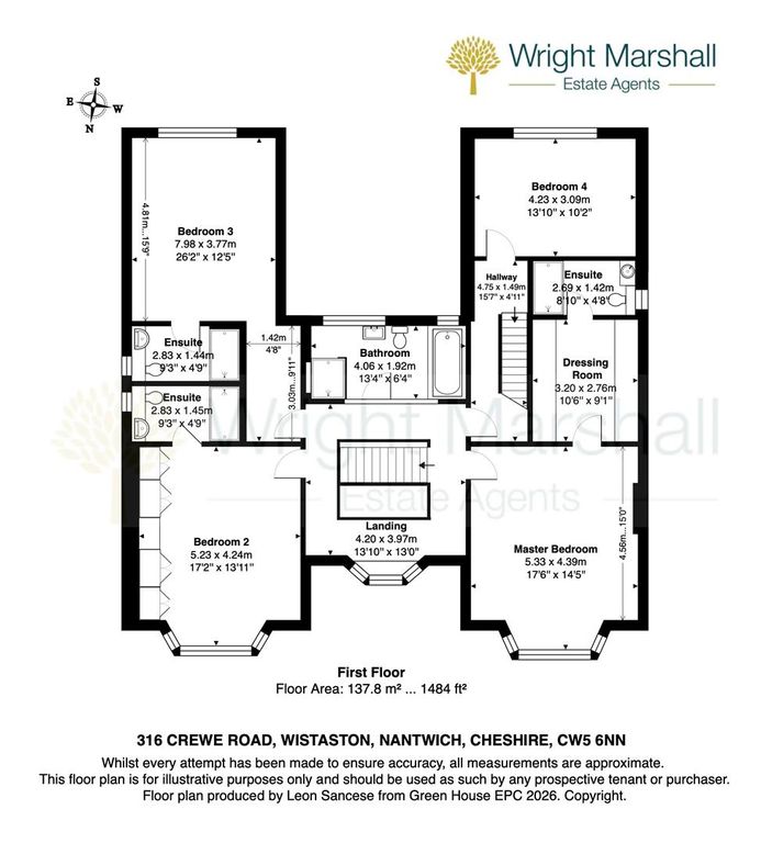 Additional image 53 of 6 bed detached house for saleCrewe Road, Nantwich, Cheshire CW5