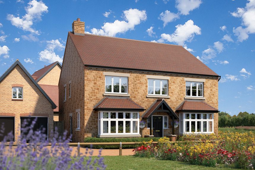 6 bed detached house for sale"The Oak" at Watermill Way, Northampton NN4