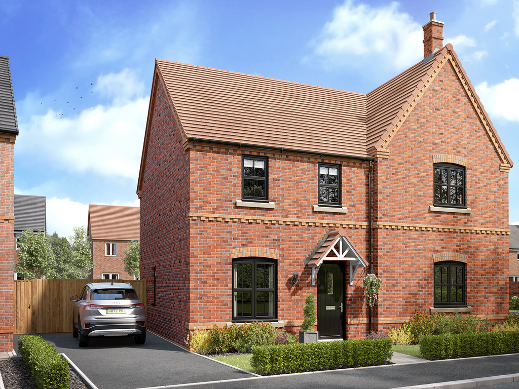 3 bed semi-detached house for sale"The Blyth" at Cricket Lane, Lichfield WS14