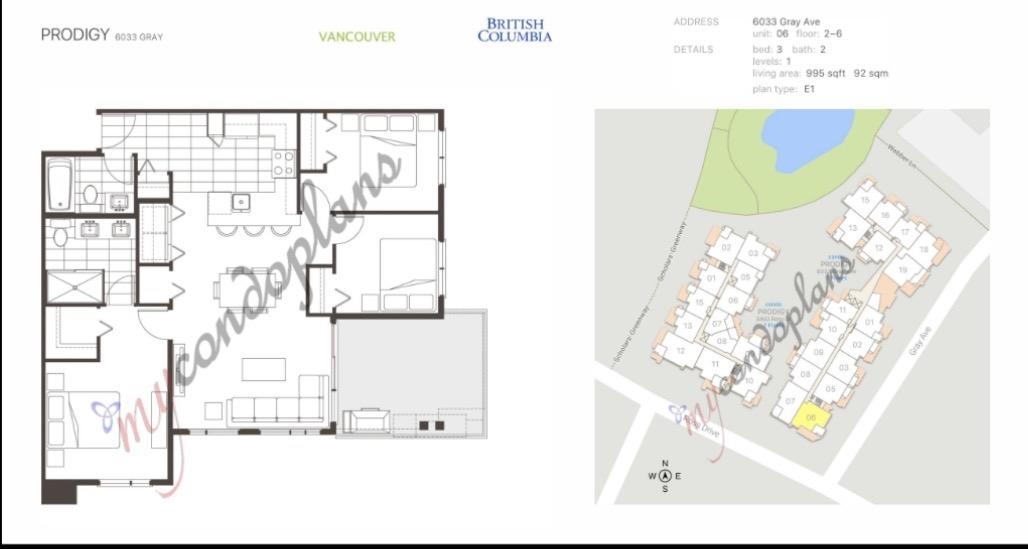 Additional image 4 of 506-6033 Gray Avenue, Vancouver, BC, V6S 0G3