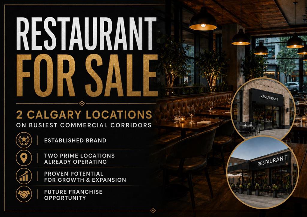 123 Restaurant Avenue, Calgary, AB, T3E 0B9