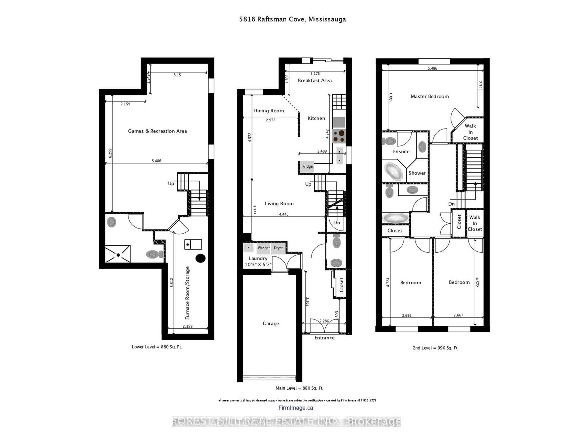 5816 Raftsman Cove Drive, Mississauga, ON, L6M 6N9