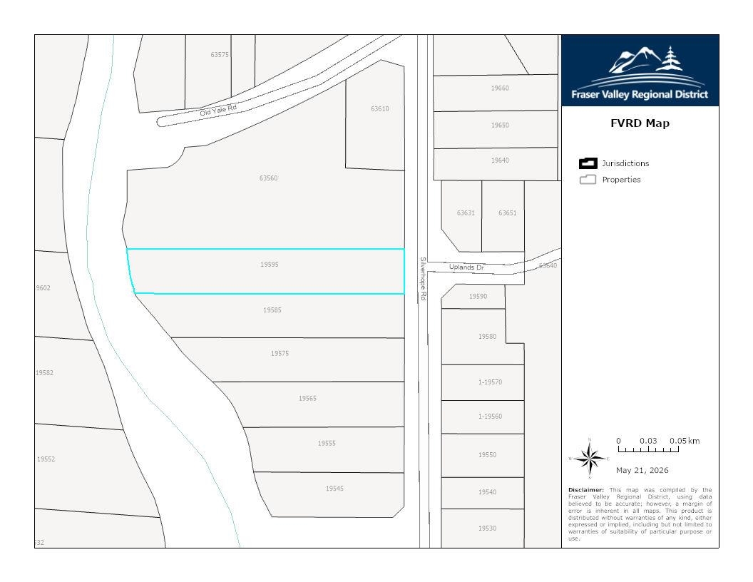 19595 Silverhope Road, Hope, BC, V0X 1L2