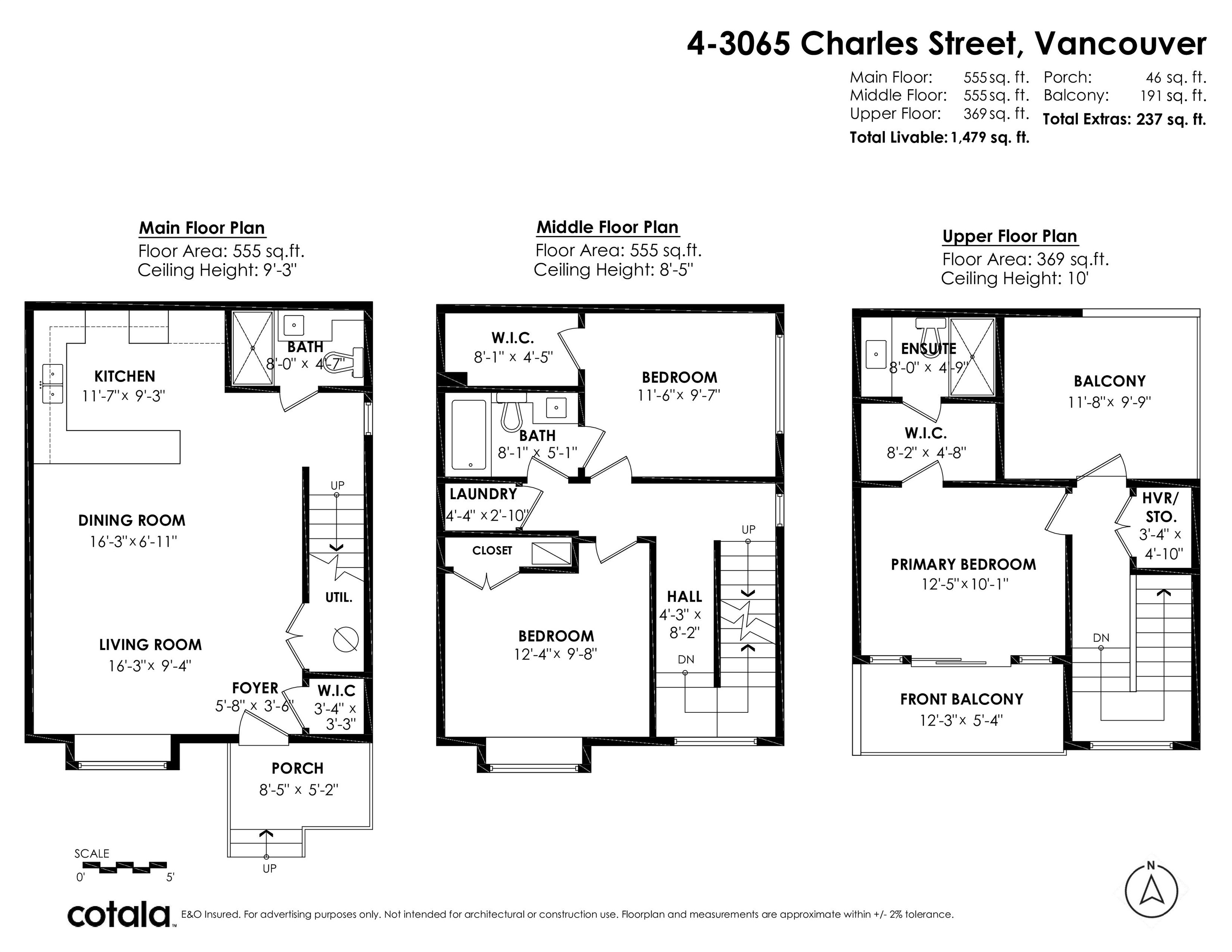 Additional image 3 of 4-3065 Charles Street, Vancouver, BC, V5K 3B6