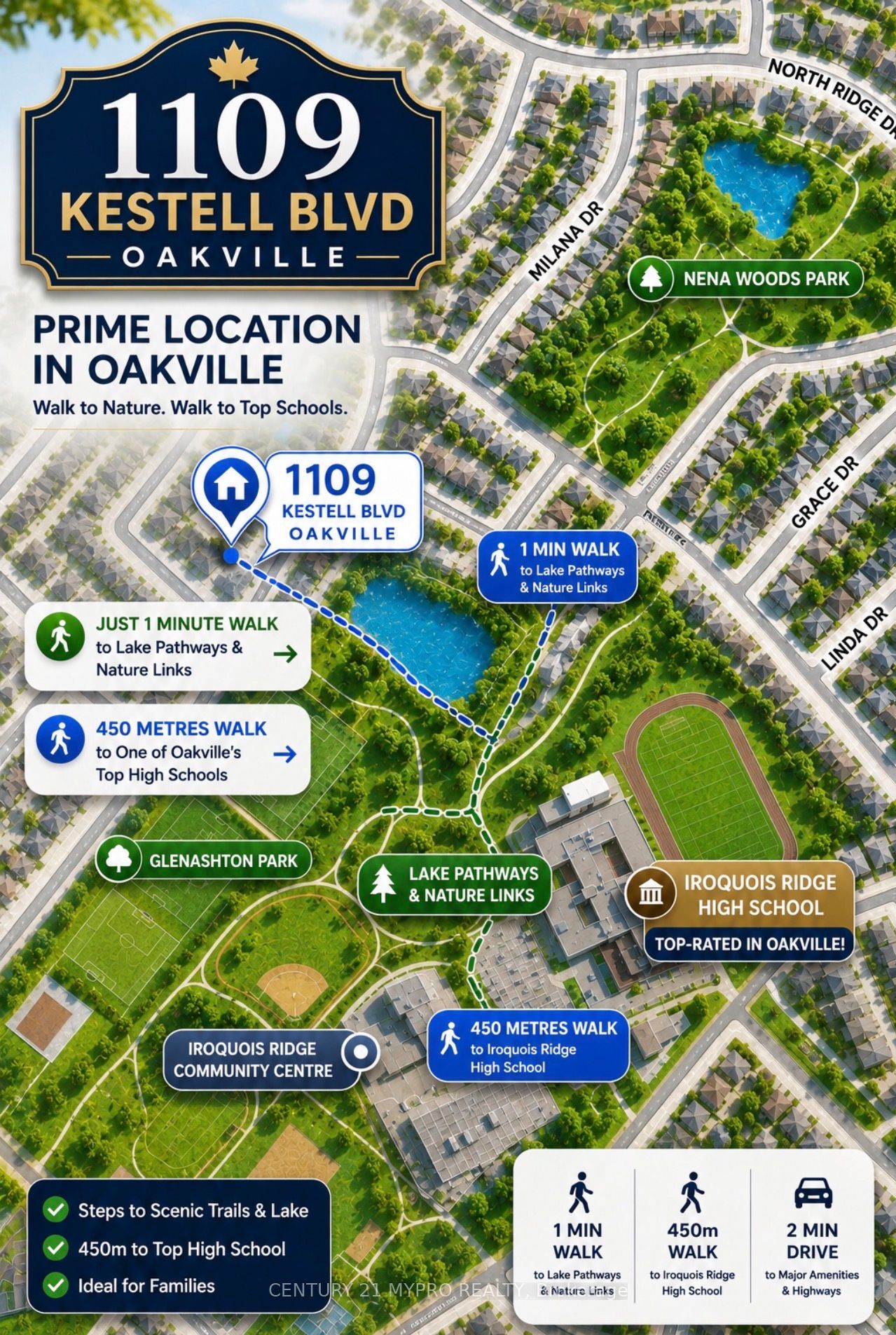 Additional image 2 of 1109 Kestell Boulevard, Oakville, ON, L6H 7M5