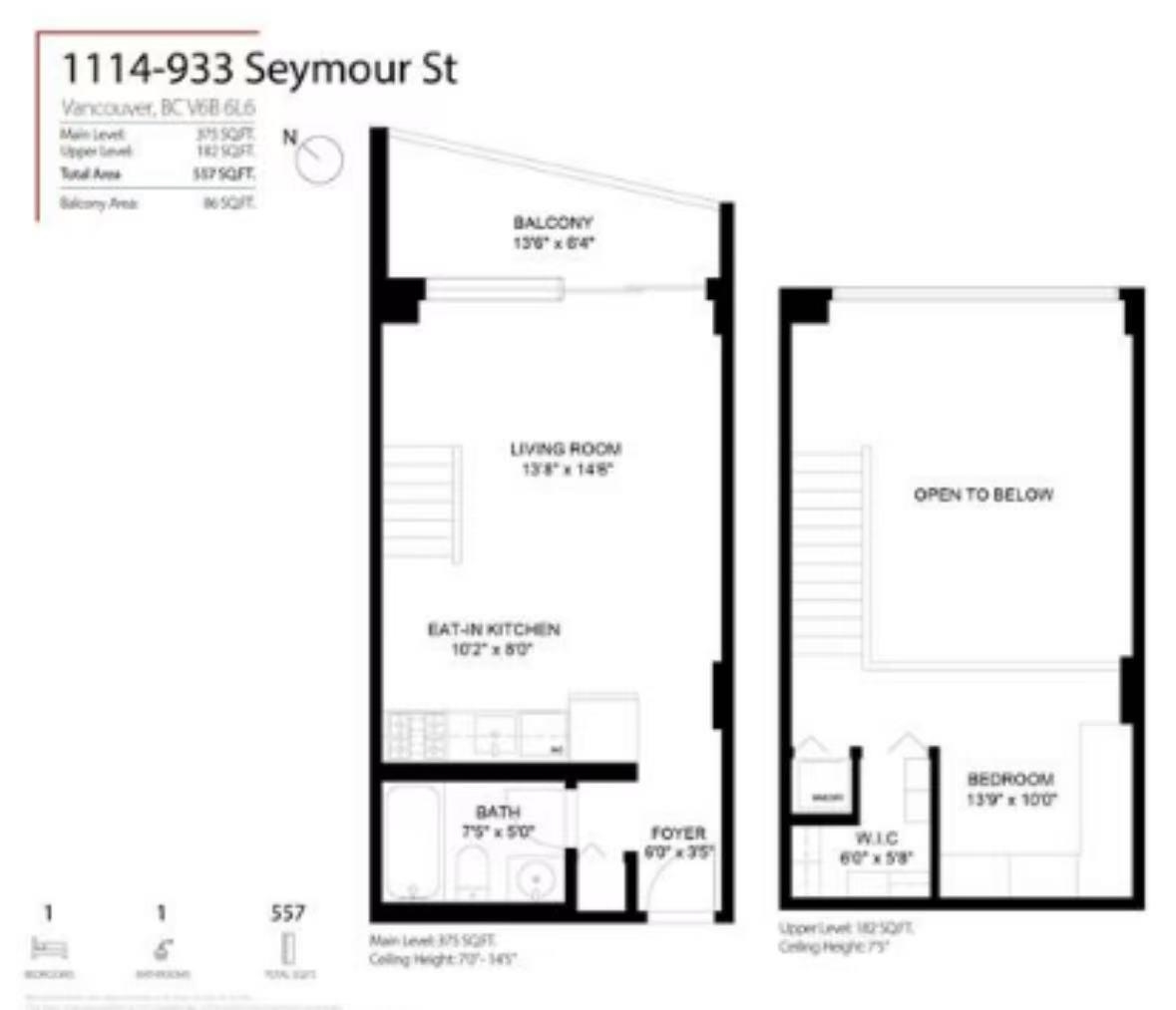 Additional image 2 of 1114-933 Seymour Street , Vancouver, BC, V6B 6L6