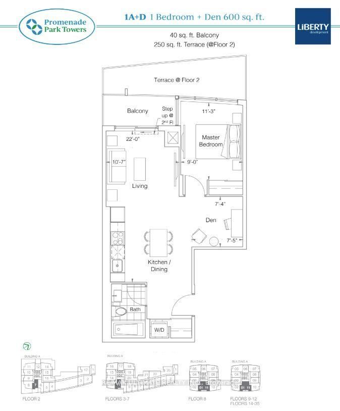 1701A-30 Upper Mall Way, Vaughan, ON, L4J 0L7