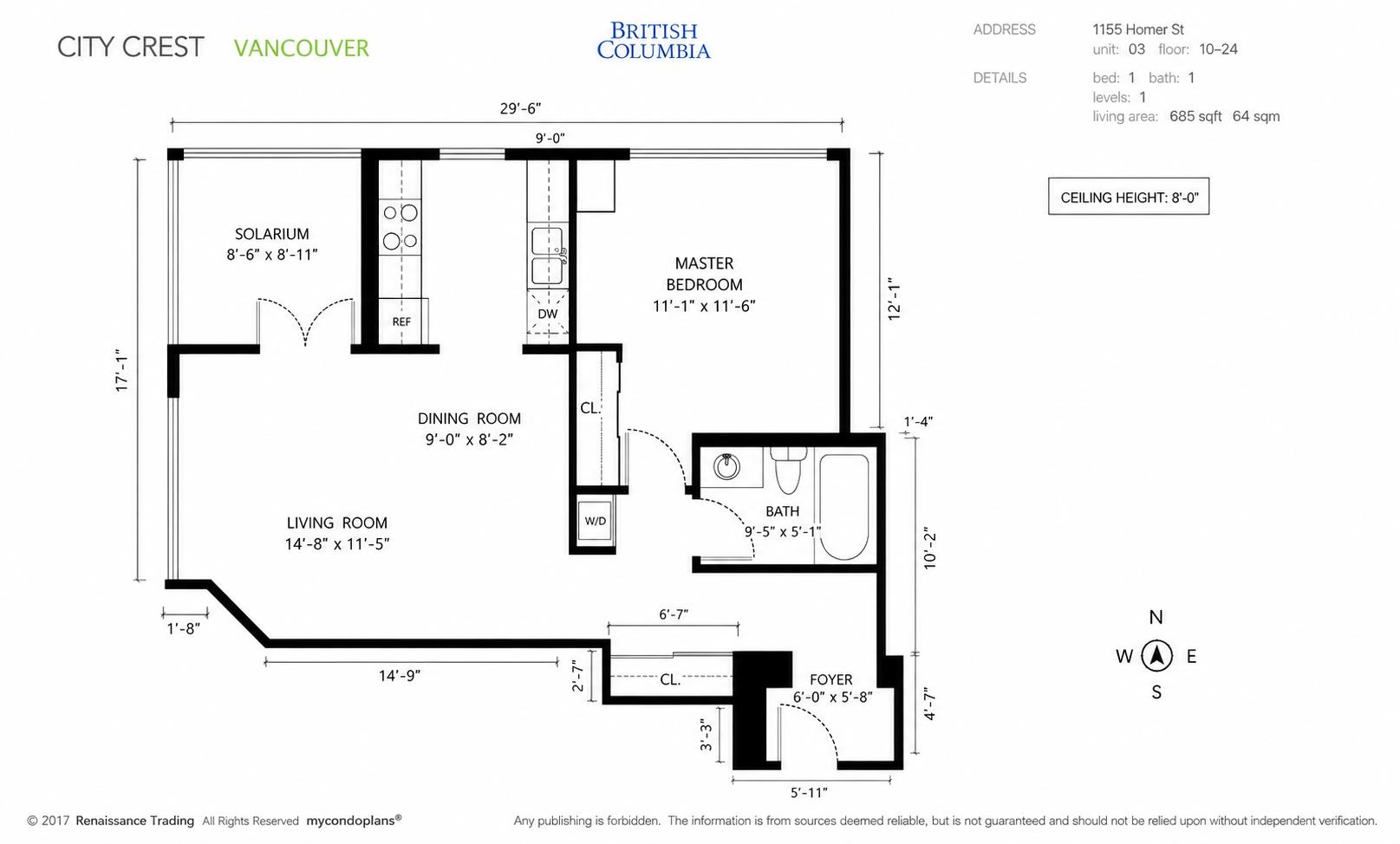 Additional image 2 of 2403-1155 Homer Street, Vancouver, BC, V6B 5T5