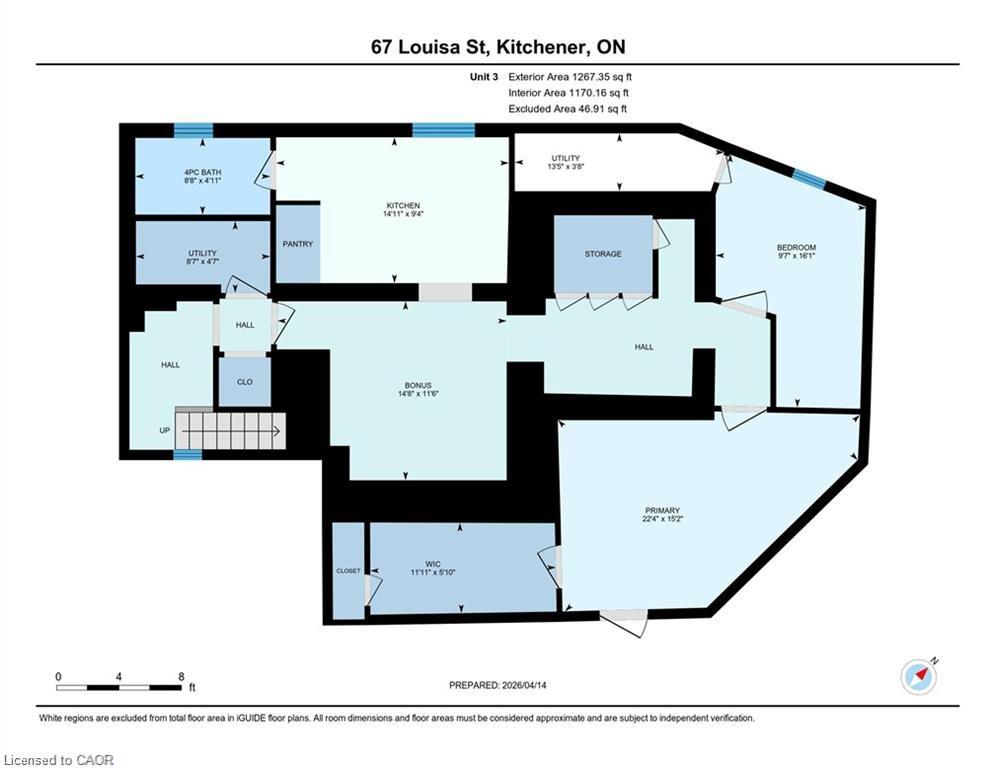 C-67 Louisa Street, Kitchener, ON, N2H 5L9