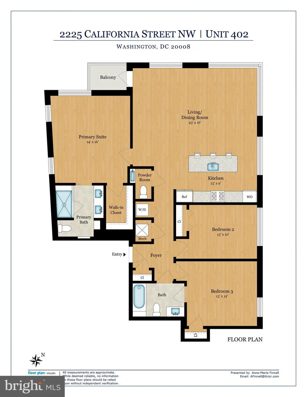 2225 California Street NW Unit 402, Washington, DC 20008