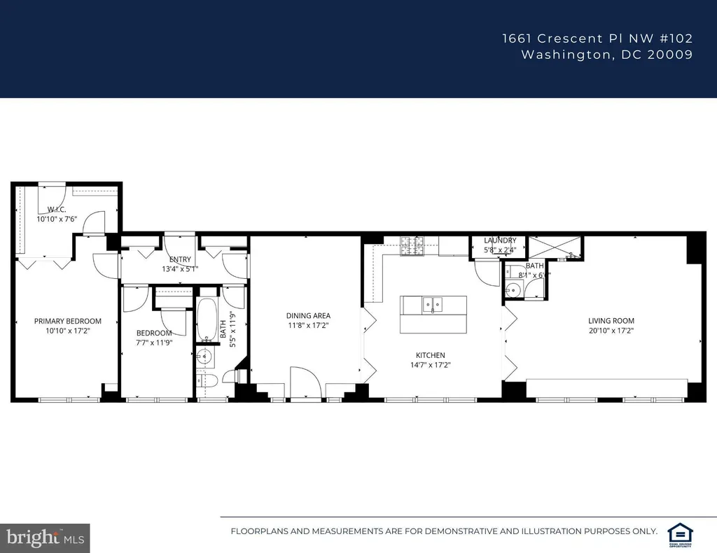 1661 Crescent Place NW Unit 102G, Washington, DC 20009