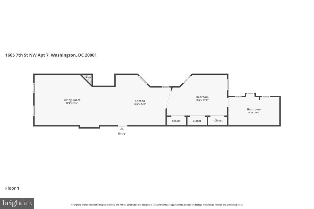 1605 7th Street NW Unit 7, Washington, DC 20001