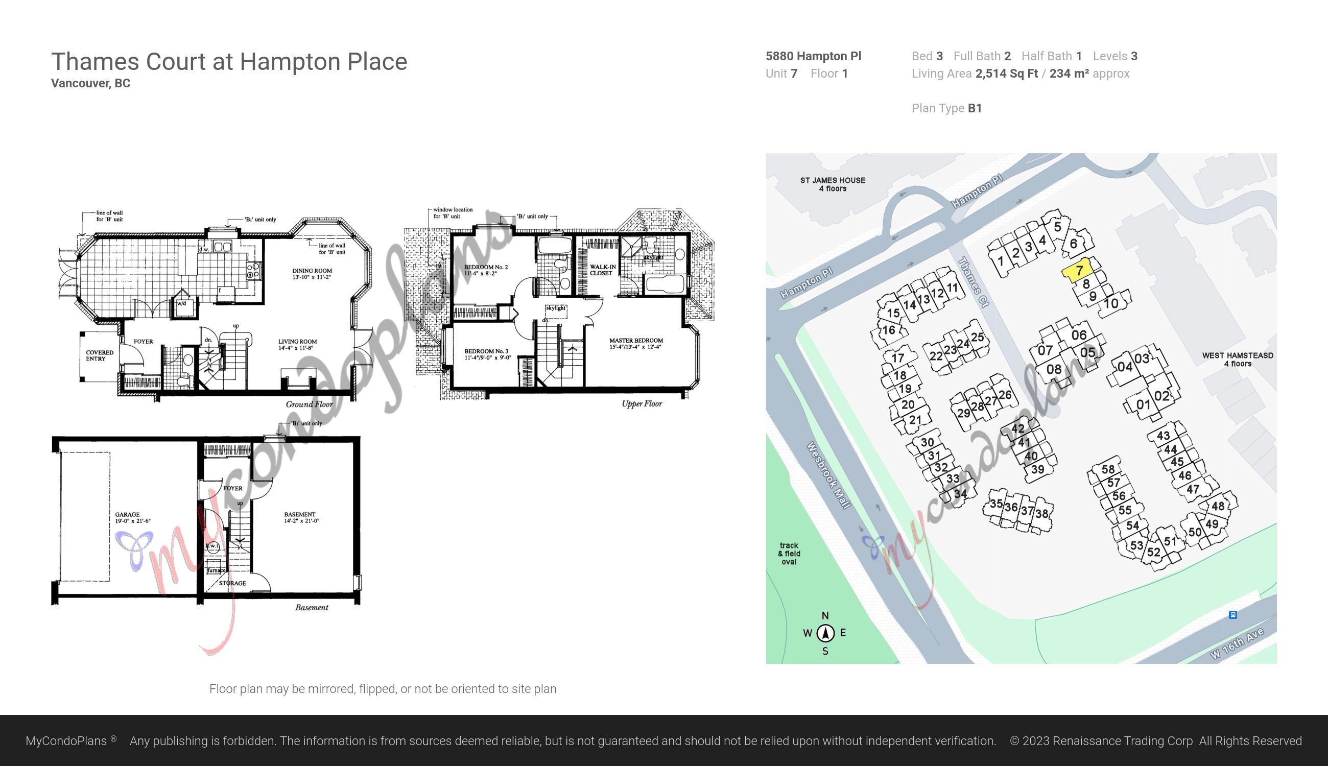 7-5880 Hampton Place, Vancouver, BC, V6T 2E9 photo 5