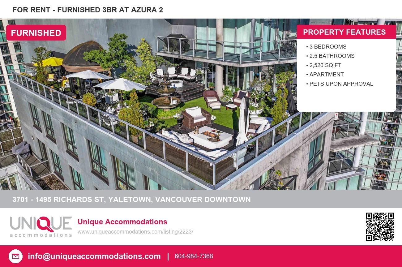 3701-1495 Richards , Vancouver, BC, V6Z 3E3
