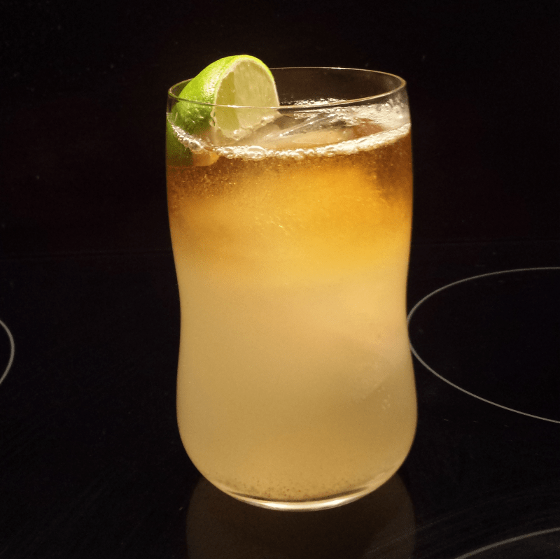 Dark and Stormy cocktail