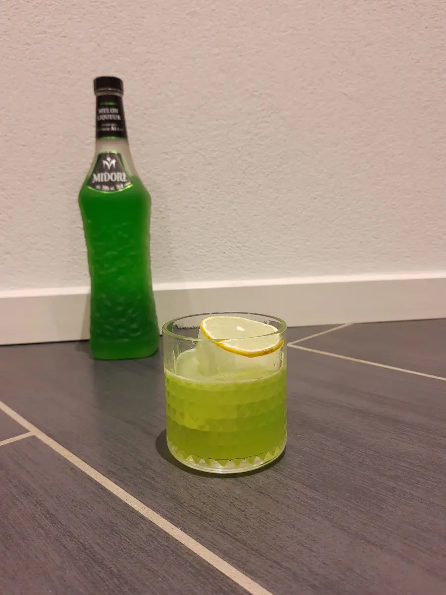 Midori Sour cocktail