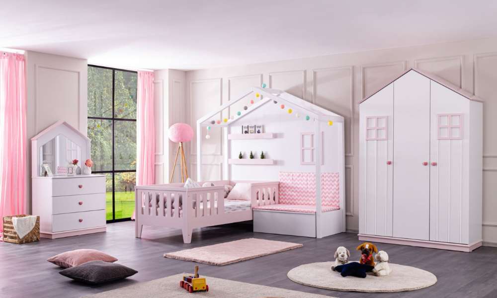 Kinderzimmer rosa im Modern Stil kaufen