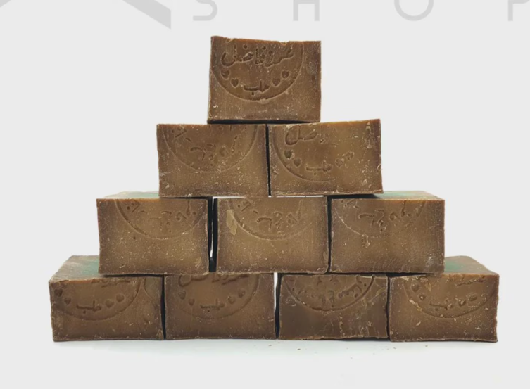 10 pieces Handmade 1kg Aleppo Soap Olive & Laurel Berry Oil