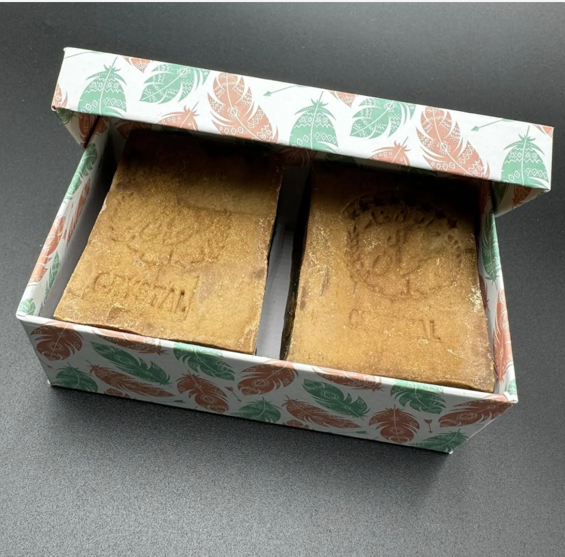 Original Aleppo Soap Set of 2 in Decorative Gift Box
