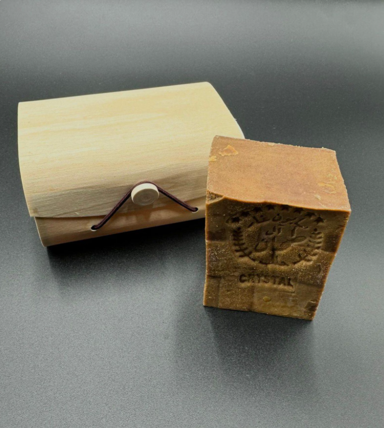 Original Aleppo Soap with Elegant Wooden Box