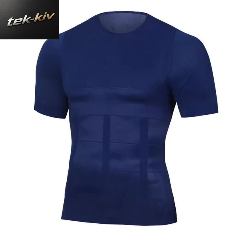 Bauch-Steuer Gürtel Männer Abnehmen Body Shaper Kompression Shirts Fitness Unterwäsche Fett Brennen Shapewear Bauch Binder Korsett