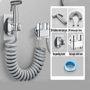 Handheld Wc Bidet Wasserhahn Sprayer Edelstahl Bad Bidet Sprayer Set Hand Sprayer Dusche Kopf Selbst Reinigung Kein Schlag