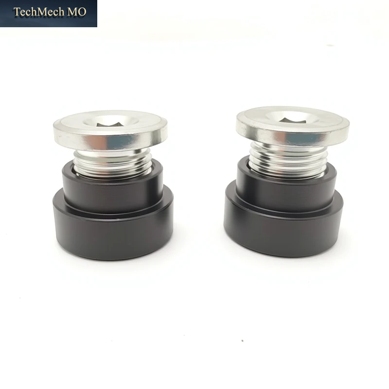 Mit Schwarzer Oberflächenbehandlung Für Auspuffrohr M18X1.5 Stufenförmiger Montageadapter Und Stopfen (2 Adapter/2 Stopfen) Set