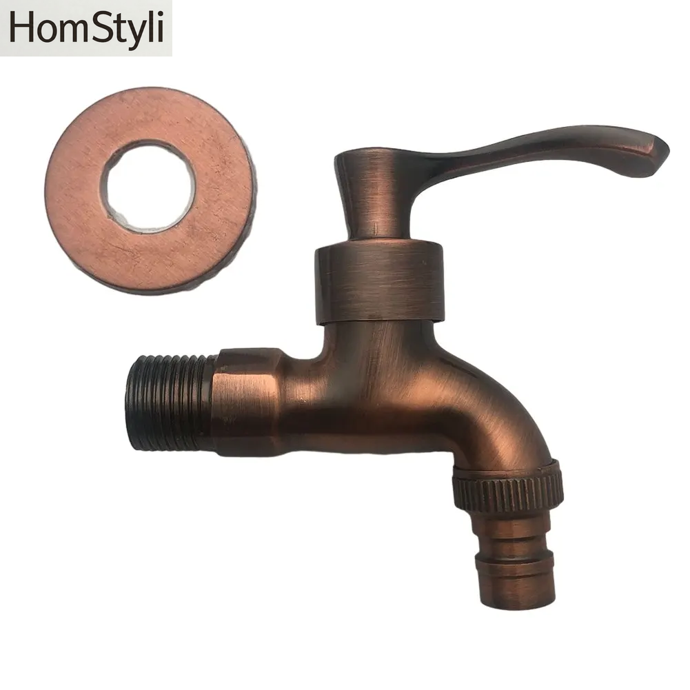 Antik Messing Waschbecken Wasserhahn Küche Garten Wandmontage Toilette Badezimmer Mopp Wasserhahn Waschmaschine Vintage Wasserhahn Wasserhähne