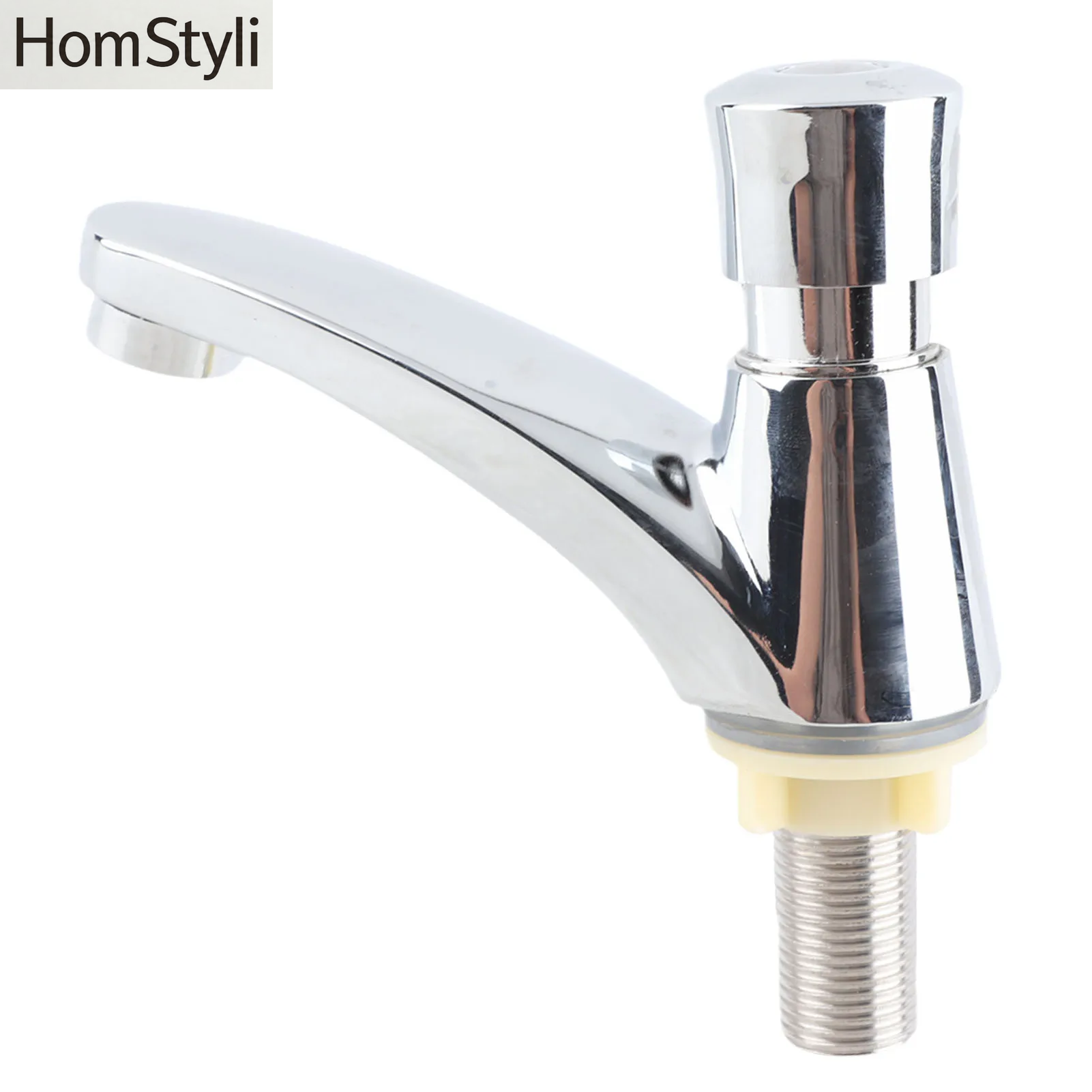 Becken Waschbecken Wasserhahn Home Wasserhahn Zeitverzögerung Wasserhahn Kupfer Selbstschließende Einzelne Kalte Waschbecken Wasserhähne Für Home Kitchen Public