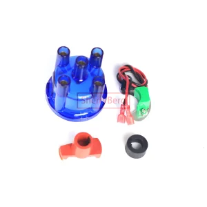 Sherryberg DISTRIBUTOR KAPPE Für EMPI Rot/Blau/Weiß/Gelb + Rotor + 009 Elektrische ZÜNDUNG KIT Zu Fit Für Die Meisten Bosch 4 Zylinder